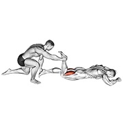 isquiotibiales prone asistido