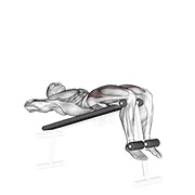 flexión abdominal en banco declinado