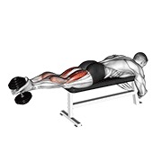 mancuerna femoral acostado