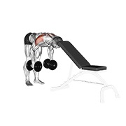 elevación lateral posterior con mancerna (con apoyo de cabeza)