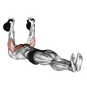 press alternado con kettlebell en el piso