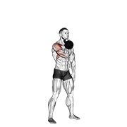 press arnold con kettlebell