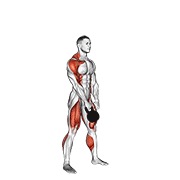 levantamiento con kettlebell de un brazo