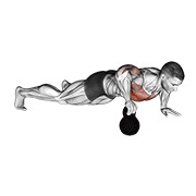 flexión explosiva con kettlebell