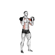 press seesaw con kettlebell