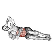flexiones oblicuas en el piso