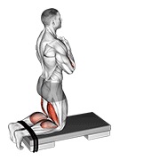 flexión de piernas asistida inversa (en el piso)