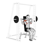 press detrás del cuello en smith
