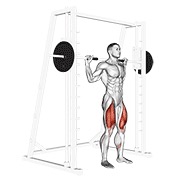 sentadilla en smith machine