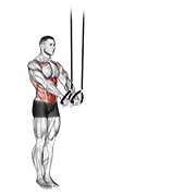 caída abdominal suspendida