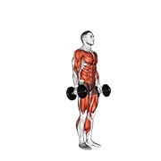 burpee con mancuerna