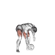 flexión de pecho con medicina ball desde posición de 3 puntos