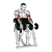 curl predicador Zottman con mancerna
