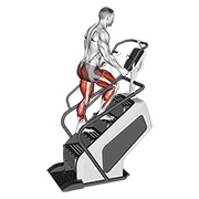 caminata en máquina de escalones