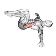 giro acostado con rodillas flexionadas (hombre)
