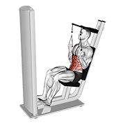 flexión abdominal en máquina de palancas v. 2